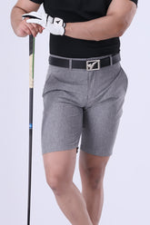 GOLF SHORTS SILVER GREY MELANGE